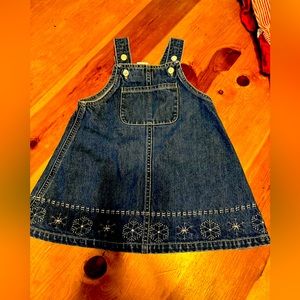 Baby gap denim dress